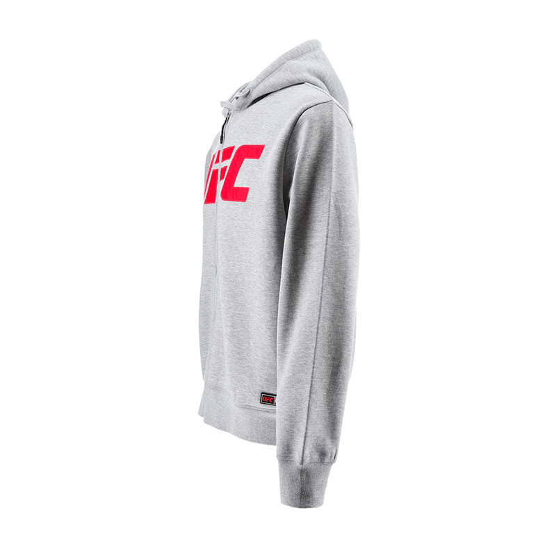 UFC OFFICIAL LOGO red jacket-grey